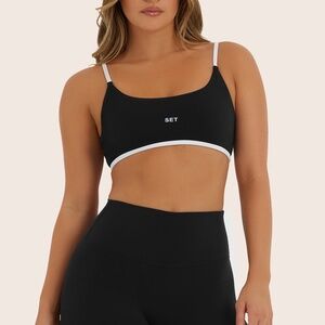 SET Active AIRLUXE™ BREATHE BASE BRA - ORCA Size SOrca / S